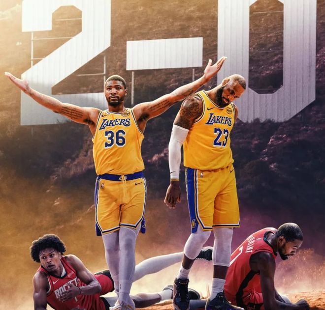 杜兰特伤退难挽败局 湖人三巨头联手力克火箭